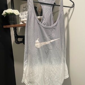 Nike Slim Fit Gray Tank Top